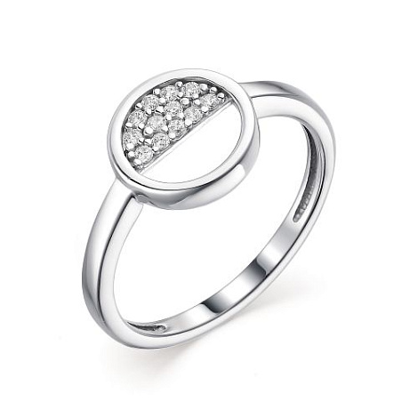 Inel din argint  cu pietre Cubic Zirconia Incolor