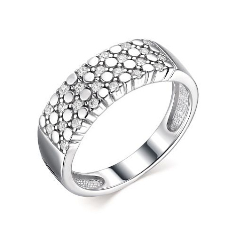 Inel din argint  cu pietre Cubic Zirconia Incolor