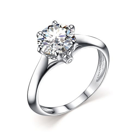 Inel din argint  cu pietre Cubic Zirconia Incolor