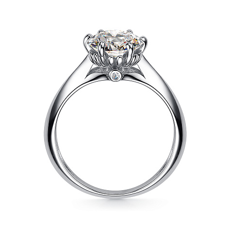 Inel din argint  cu pietre Cubic Zirconia Incolor