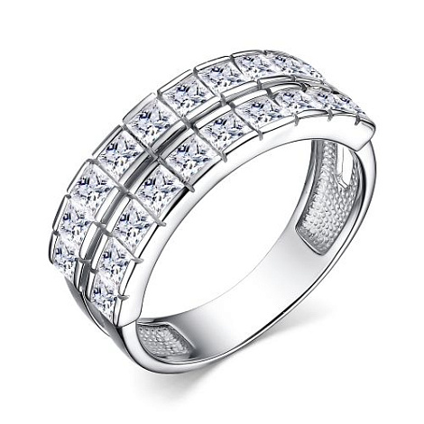 Inel din argint  cu pietre Cubic Zirconia Incolor