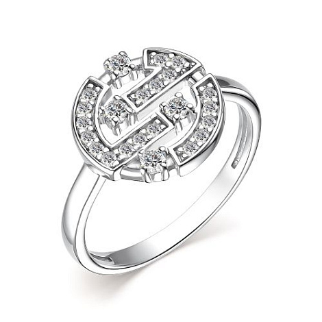 Inel din argint  cu pietre Cubic Zirconia Incolor