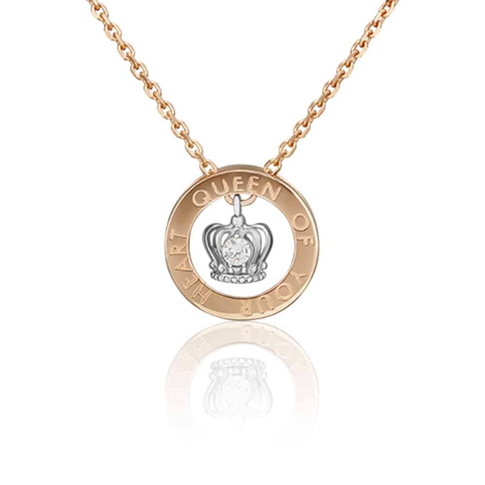 Pandantiv din aur  cu pietre Cubic Zirconia Incolor