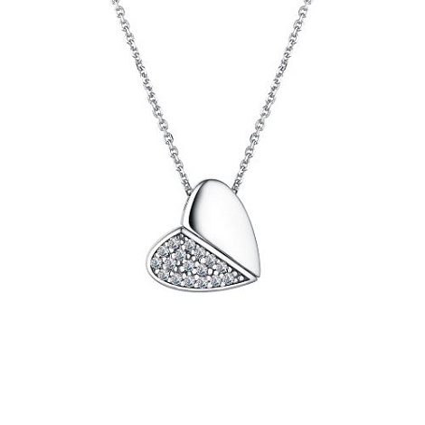 Colier din argint  cu pietre Cubic Zirconia Incolor