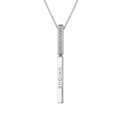 Colier din argint  cu pietre Cubic Zirconia Incolor