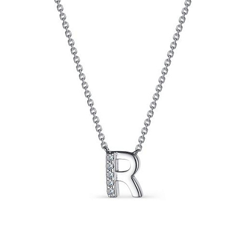 Colier din argint  cu pietre Cubic Zirconia Incolor