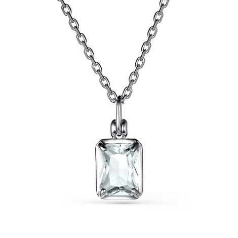 Colier din argint  cu pietre Cristal de munte