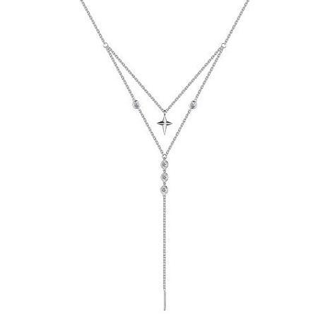Colier din argint  cu pietre Swarovski