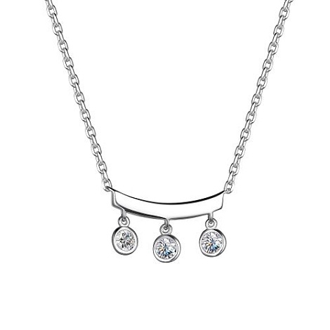 Colier din argint  cu pietre Swarovski