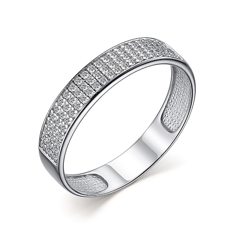 Inel din aur alb cu pietre Diamant