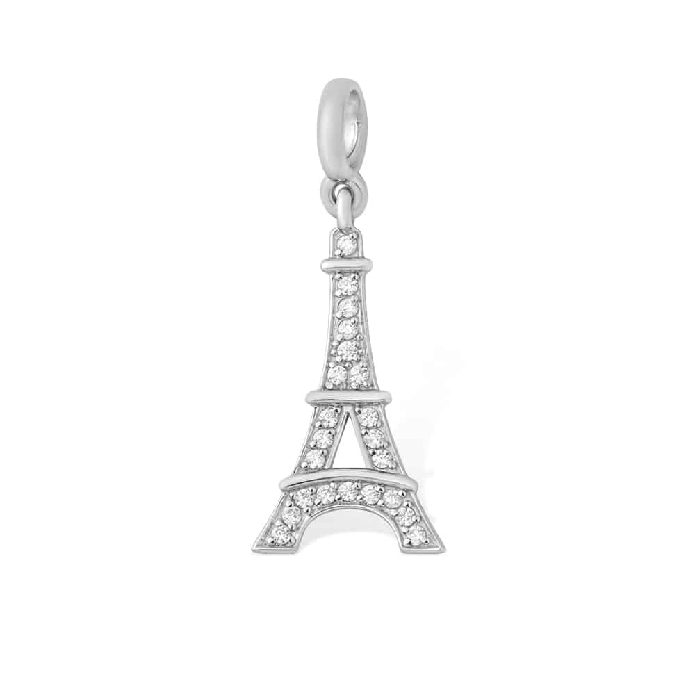 Pandantiv din argint  cu pietre Cubic Zirconia Incolor