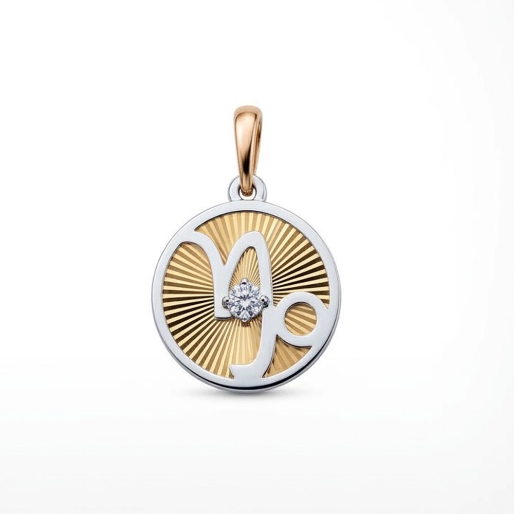 Pandantiv din aur  cu Cubic Zirconia Incolor