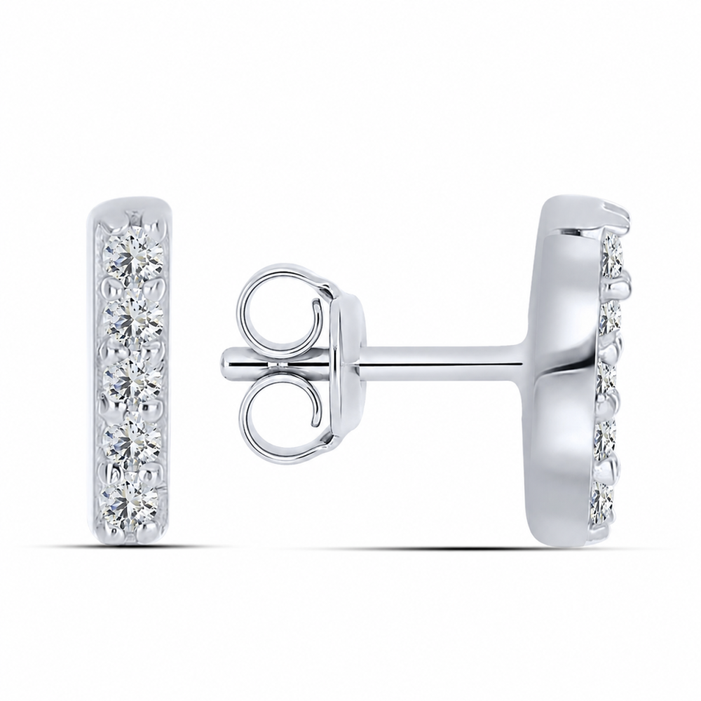 Cercei din argint cu Diamant