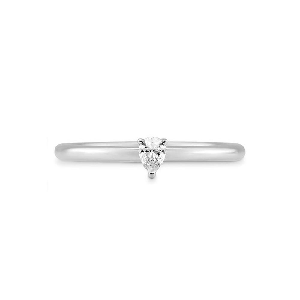 Inel din aur alb cu pietre Diamant