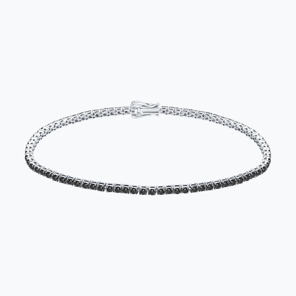 Brățară din argint  cu pietre Spinel