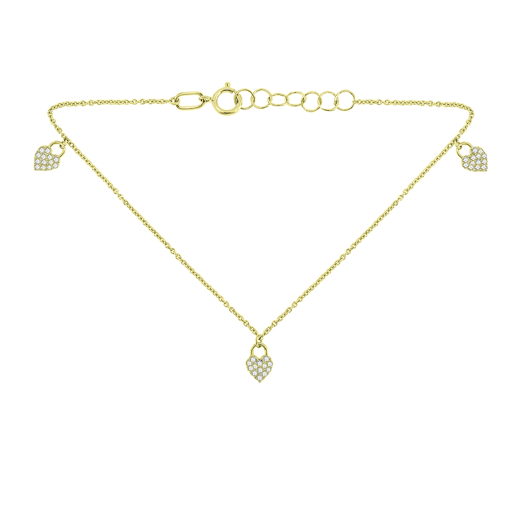 Brățară din aur galben cu pietre Diamant