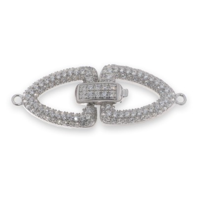 Inel din argint  cu pietre Cubic Zirconia Incolor