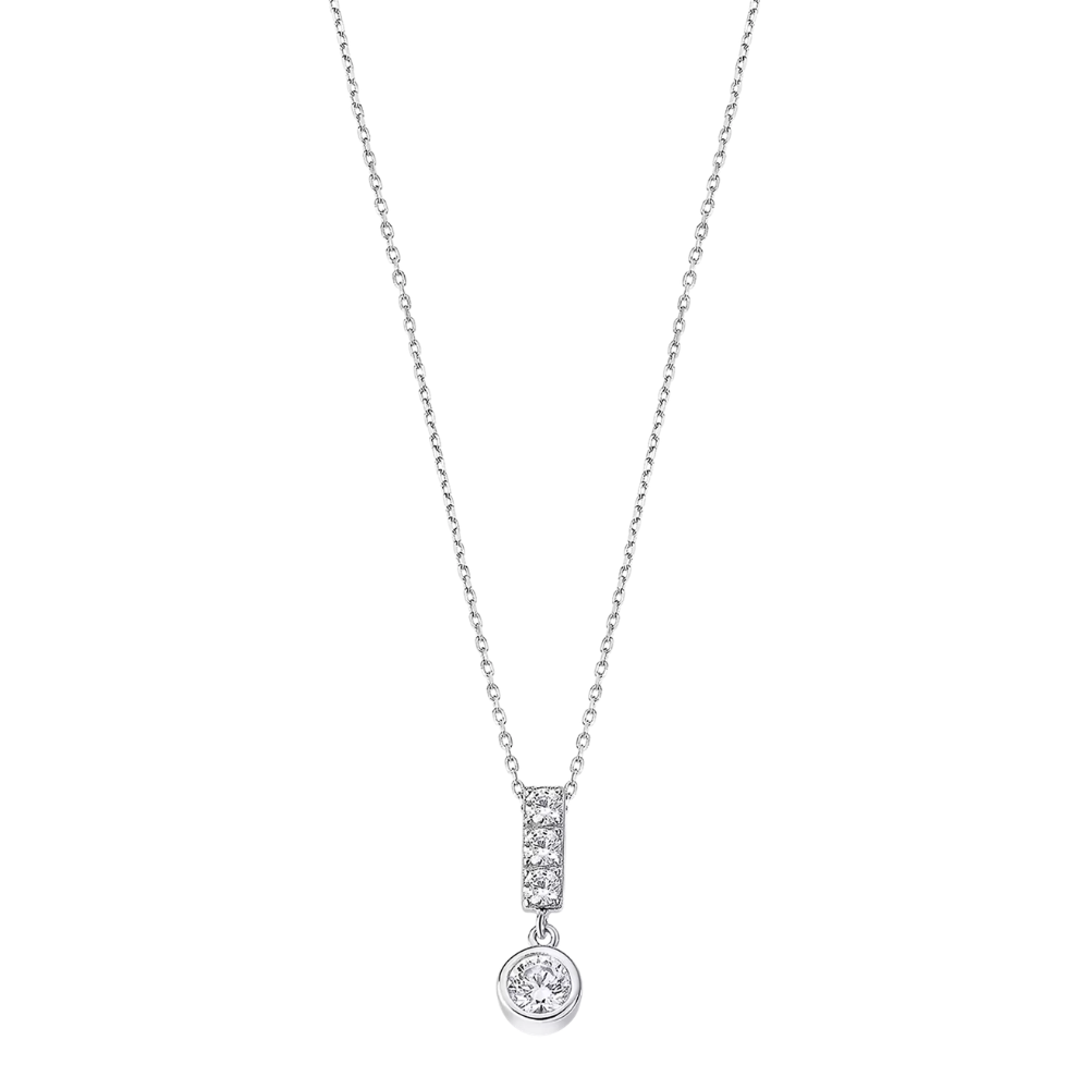 Colier din argint cu Cubic Zirconia Incolor