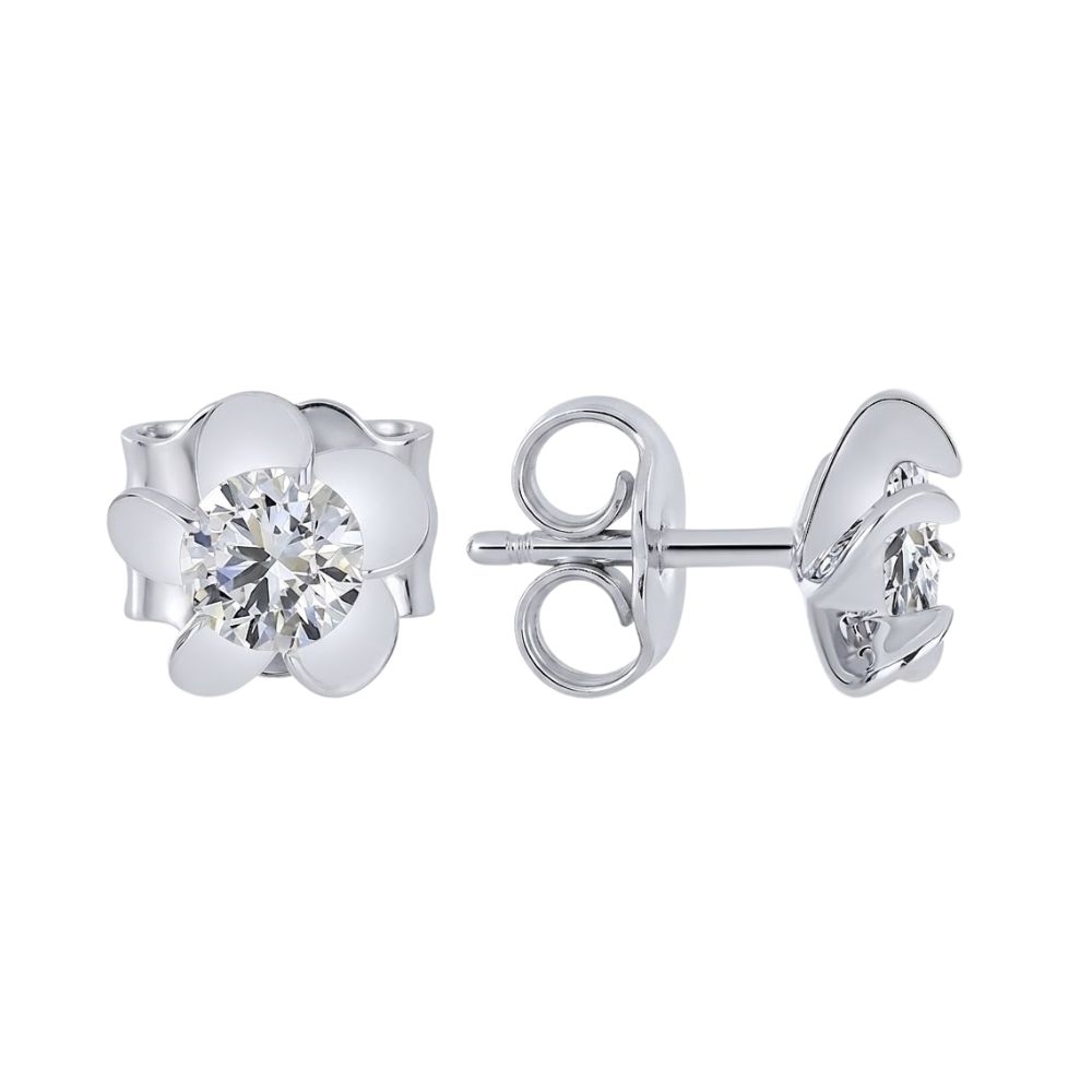 Cercei din argint cu Cubic Zirconia Incolor