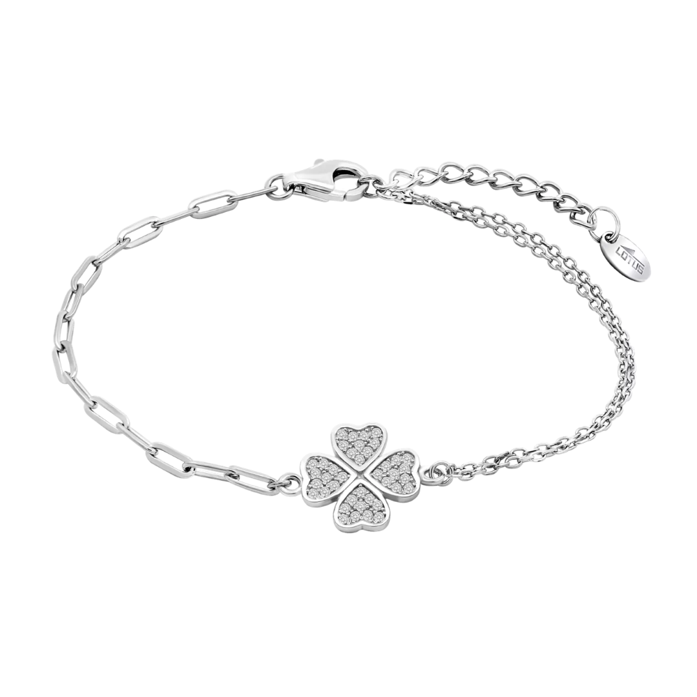 Brățară din argint  cu pietre Cubic Zirconia Incolor