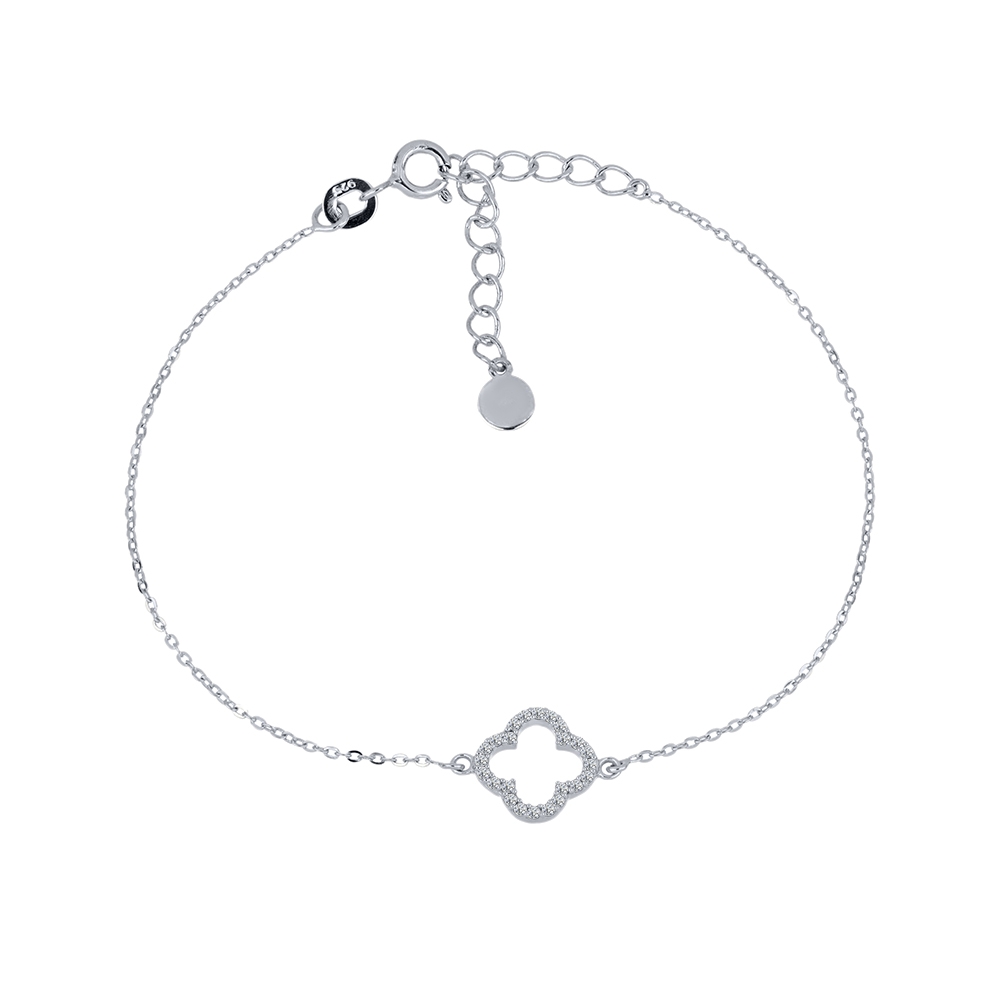 Brățară din argint  cu pietre Cubic Zirconia Incolor