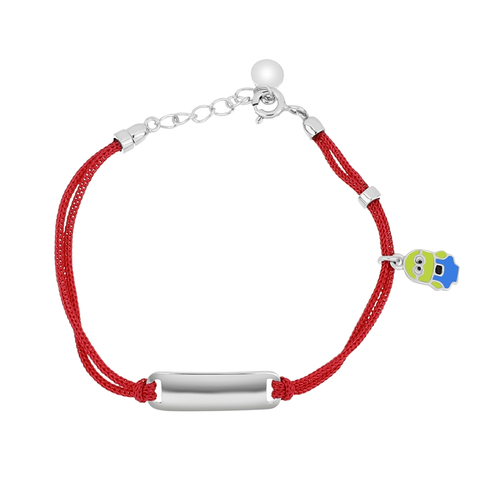 Brățară din argint  cu pietre Finift