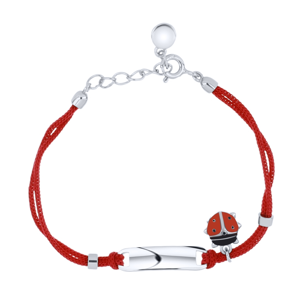 Brățară din argint  cu pietre Finift