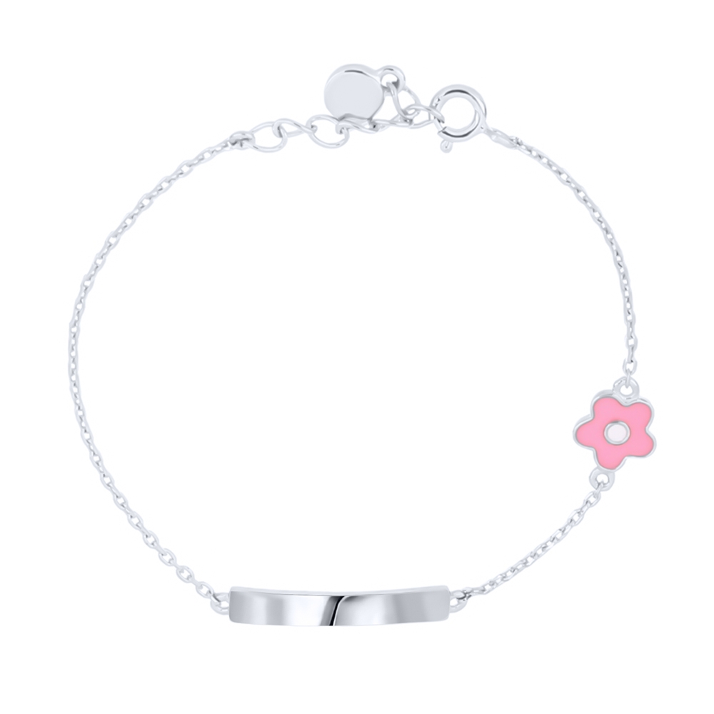 Brățară din argint  cu pietre Finift