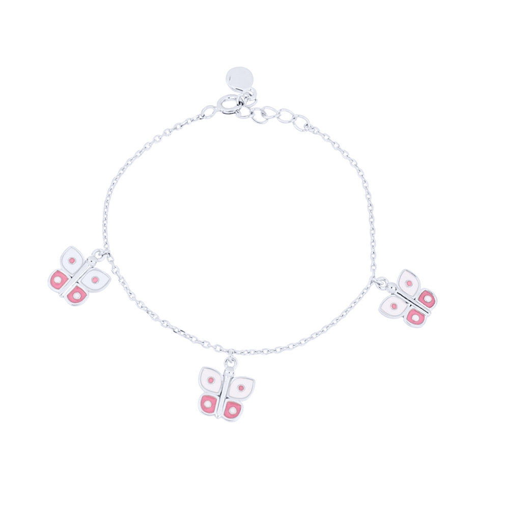 Brățară din argint  cu pietre Finift