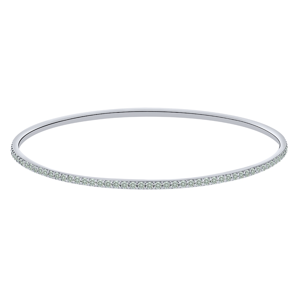 Brățară din argint  cu pietre Cubic Zirconia Incolor