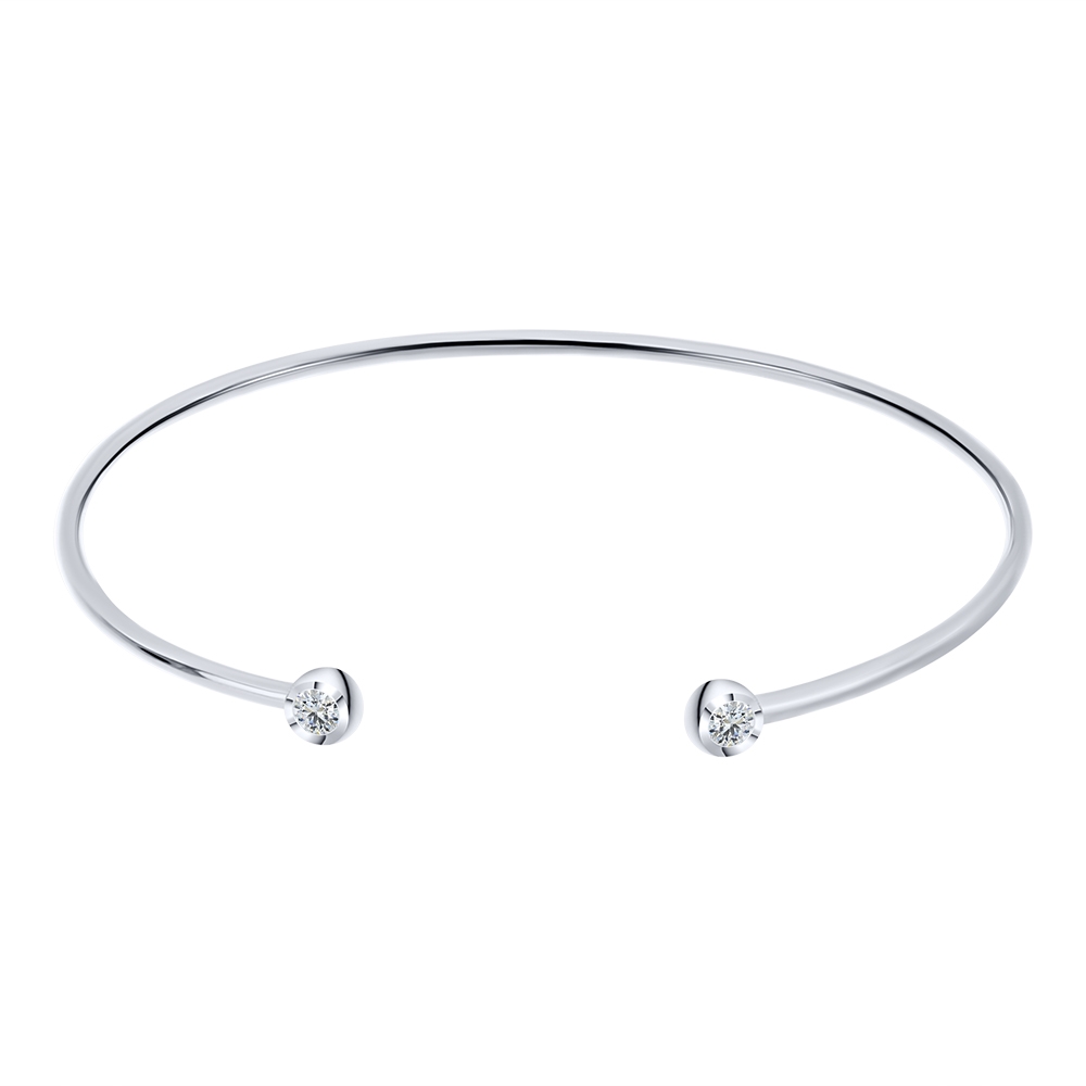 Brățară din argint  cu pietre Cubic Zirconia Incolor