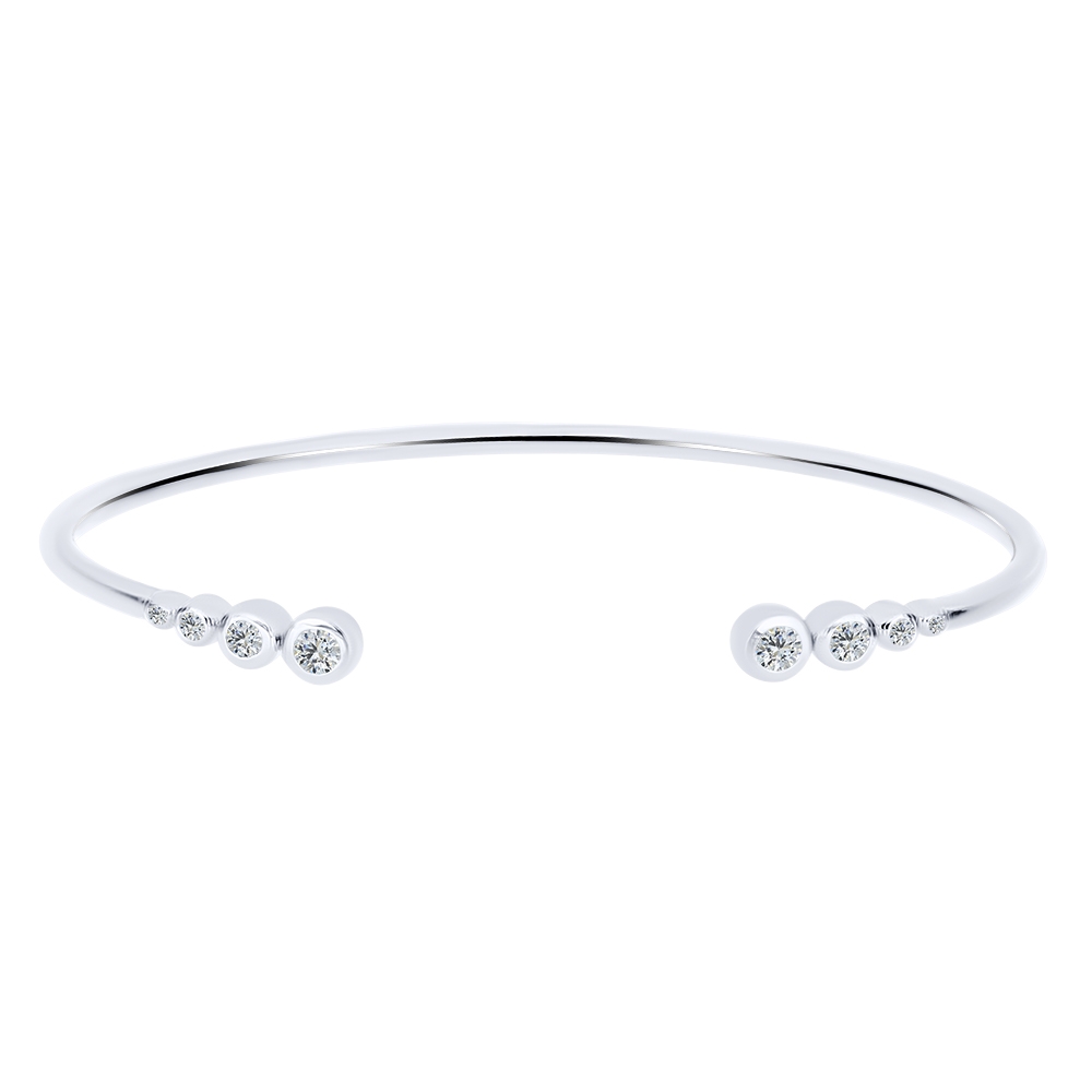 Brățară din argint  cu pietre Cubic Zirconia Incolor
