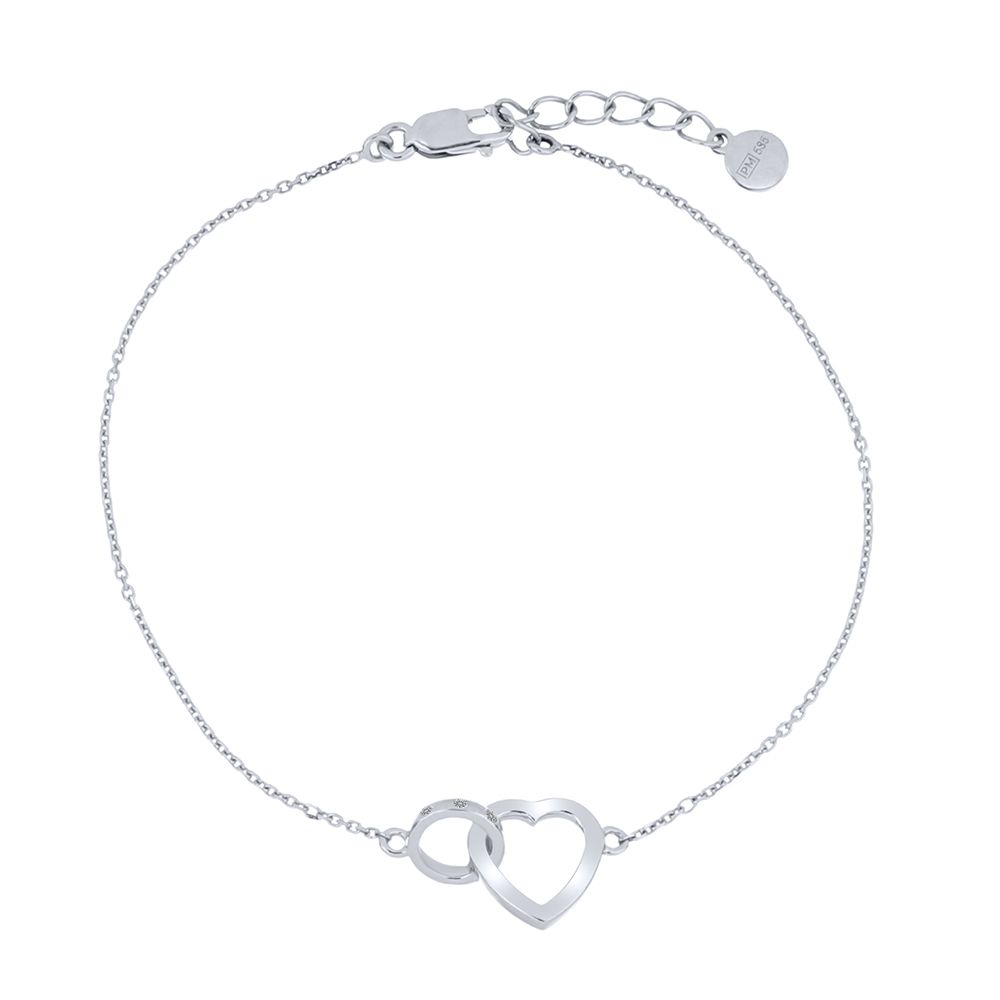 Brățară din aur alb cu pietre Diamant