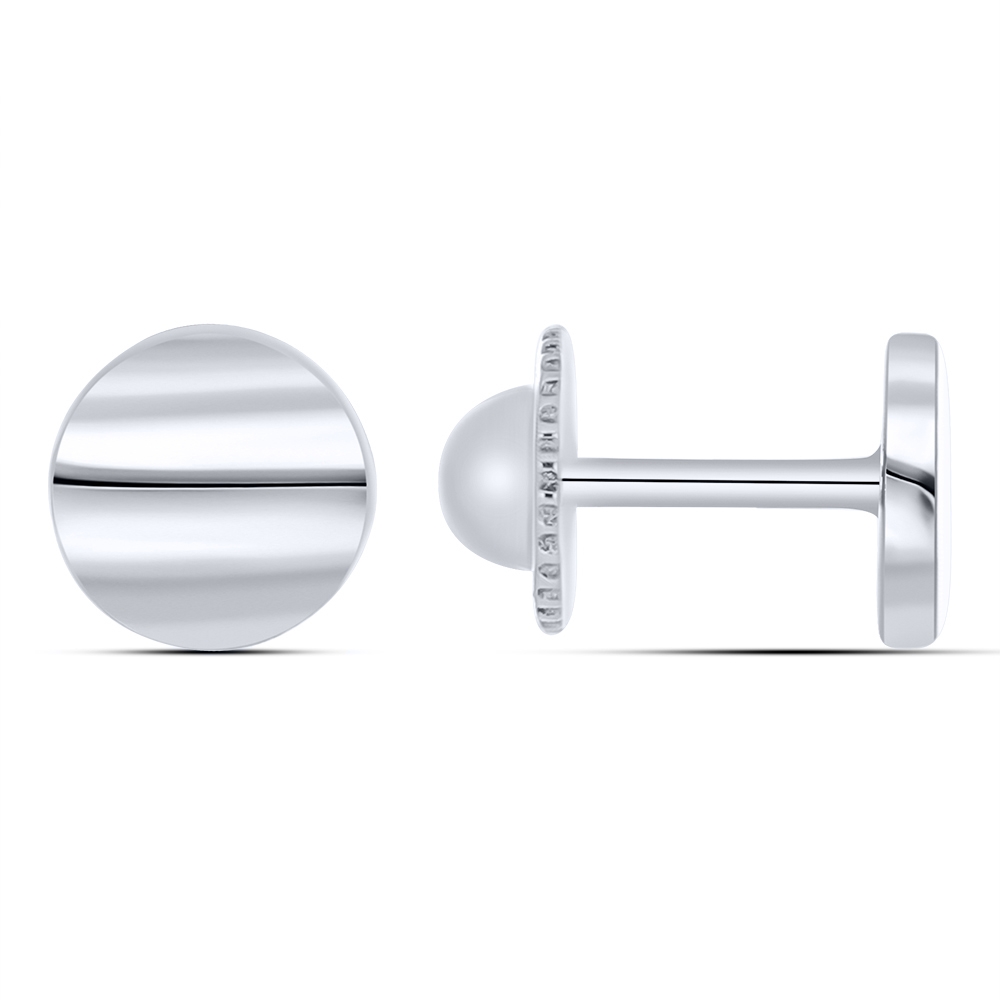 Cercei Pusete din aur alb fără pietre