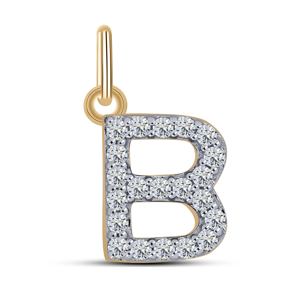 Pandantiv din aur roz cu pietre Cubic Zirconia Incolor