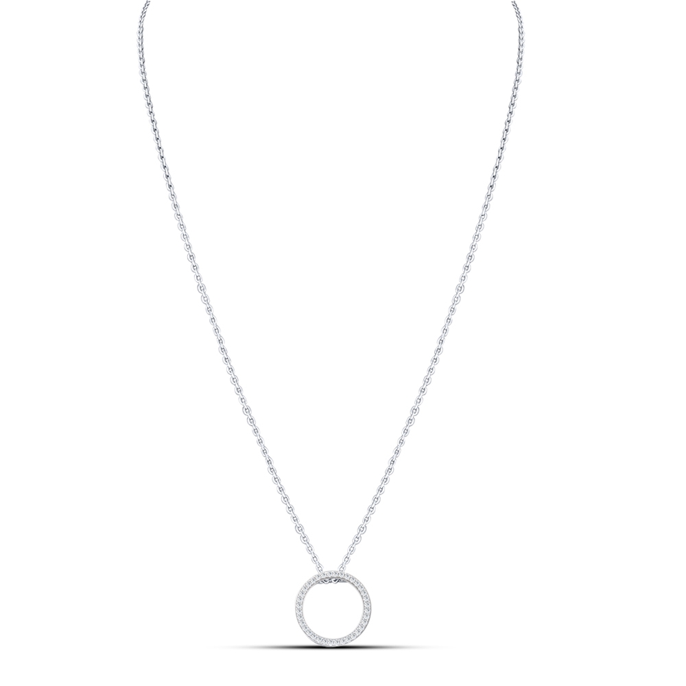 Colier din argint  cu pietre Cubic Zirconia Incolor