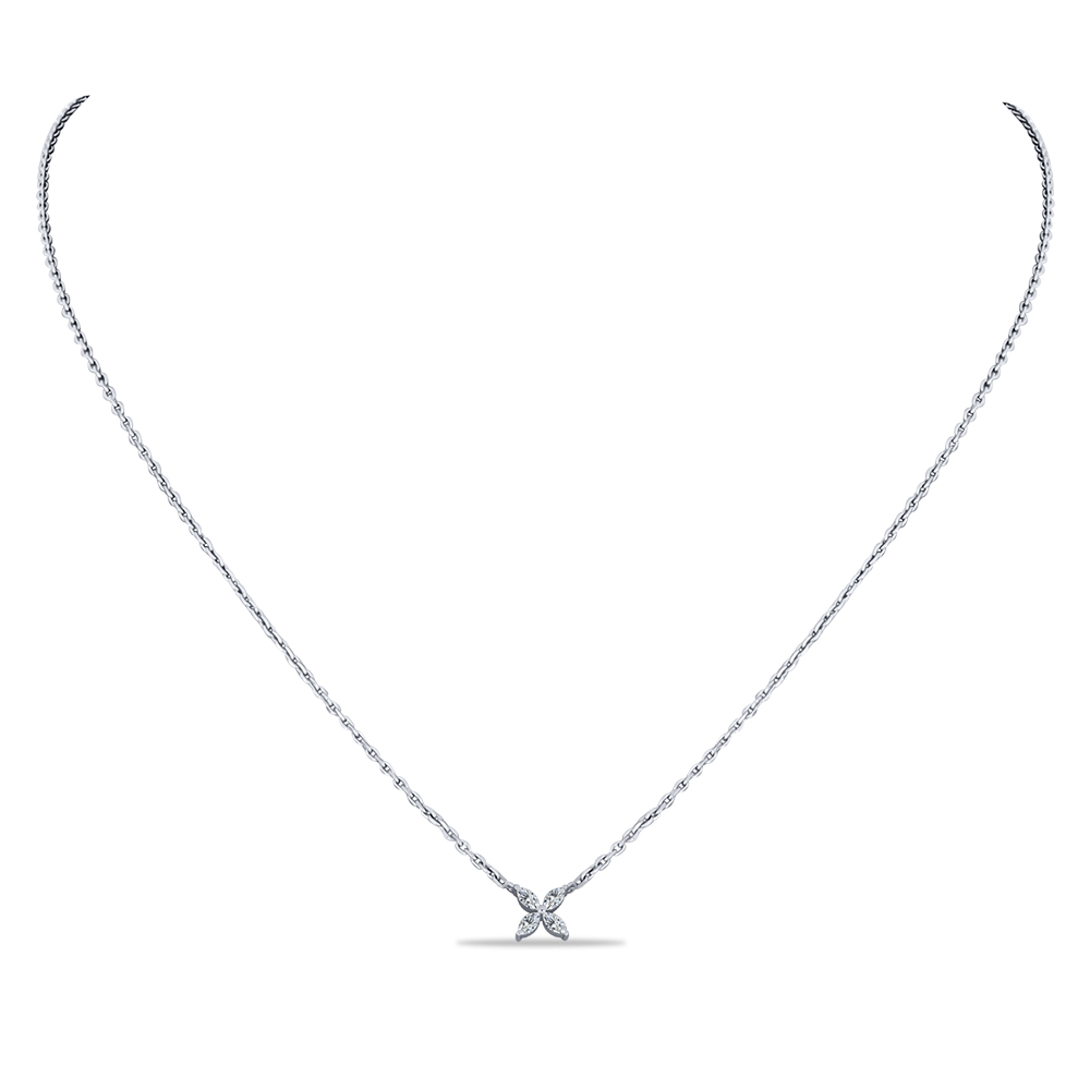 Colier din argint cu Cubic Zirconia Incolor
