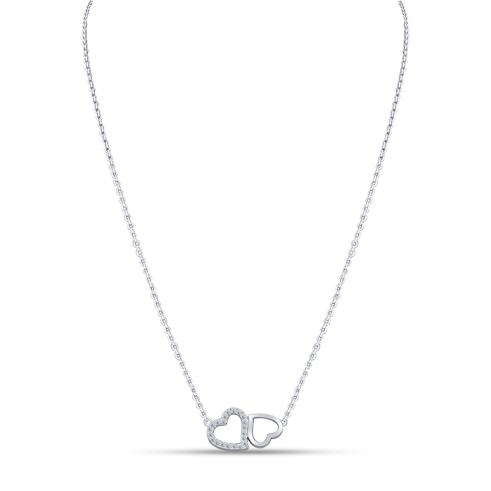 Colier din argint cu Cubic Zirconia Incolor