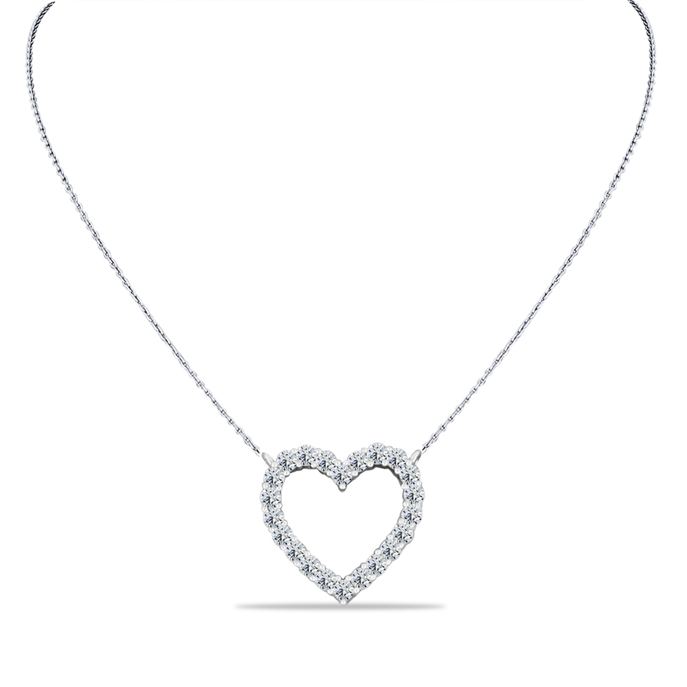 Colier din argint cu Cubic Zirconia Incolor