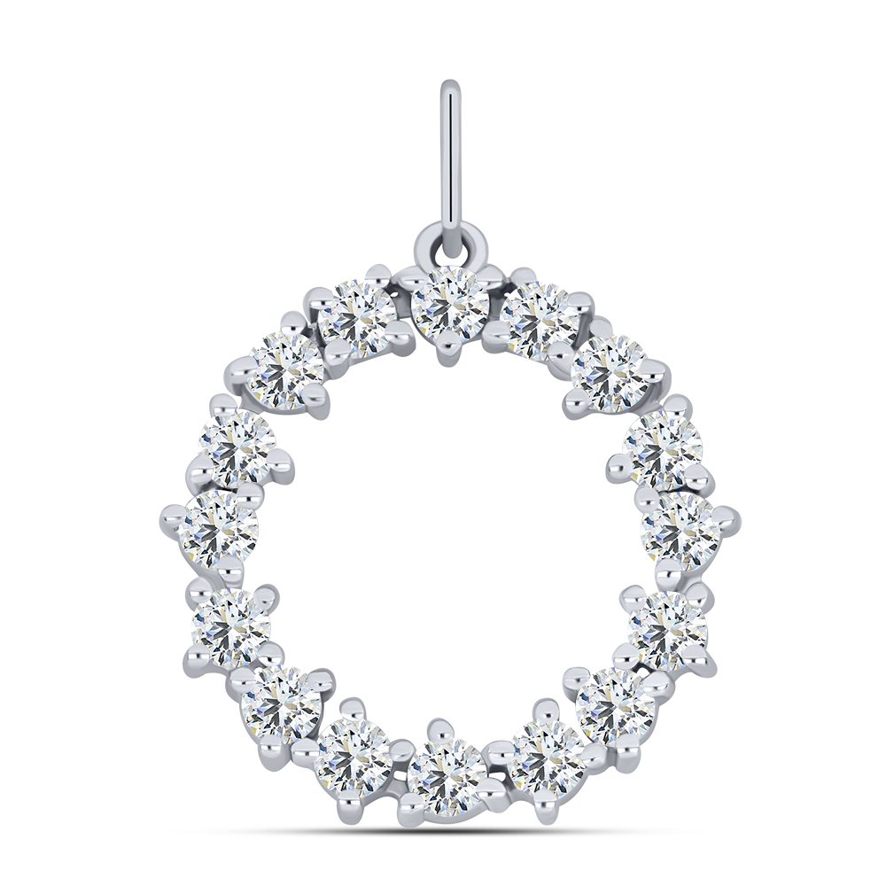 Pandantiv din argint cu Cubic Zirconia Incolor
