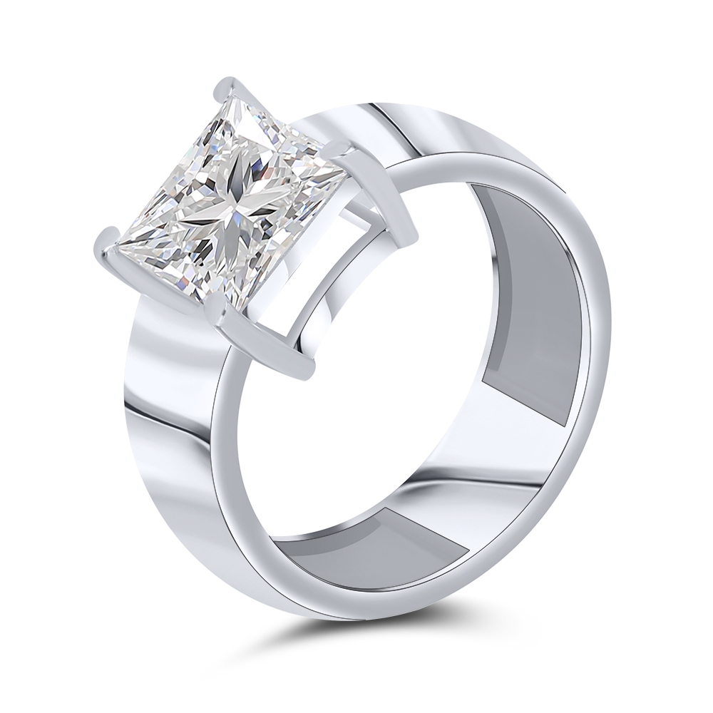 Inel din argint  cu pietre Cubic Zirconia Incolor