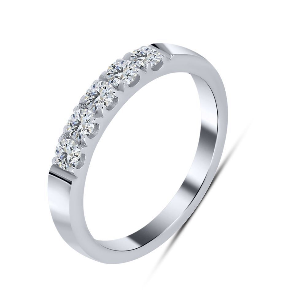 Inel din argint  cu pietre Cubic Zirconia Incolor