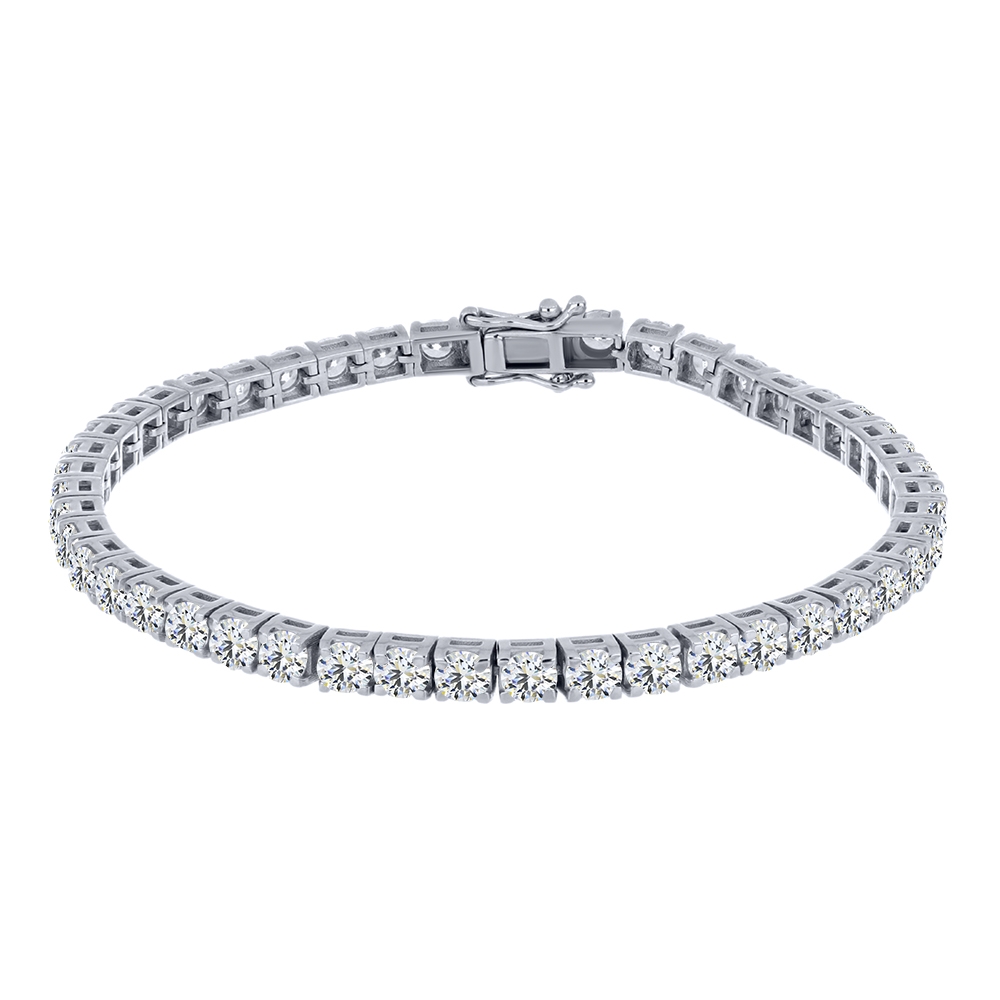 Brățară din argint  cu pietre Cubic Zirconia Incolor
