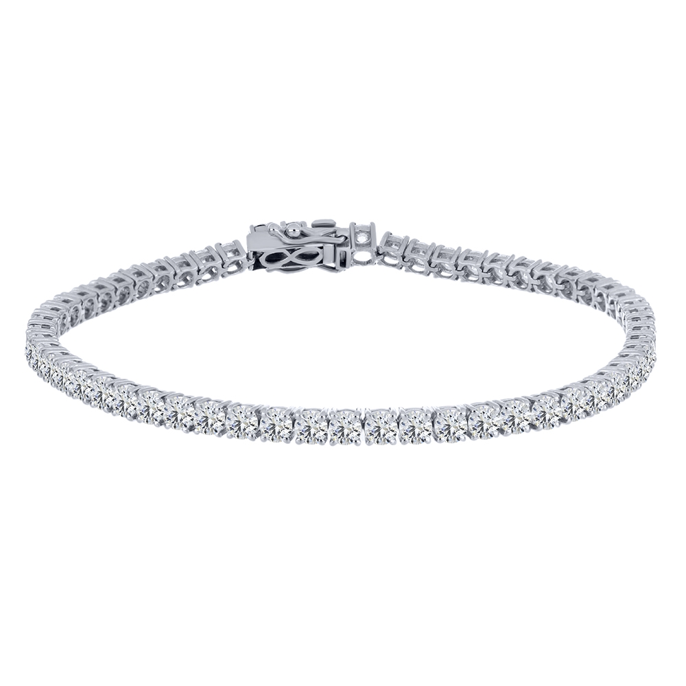 Brățară din argint  cu pietre Cubic Zirconia Incolor