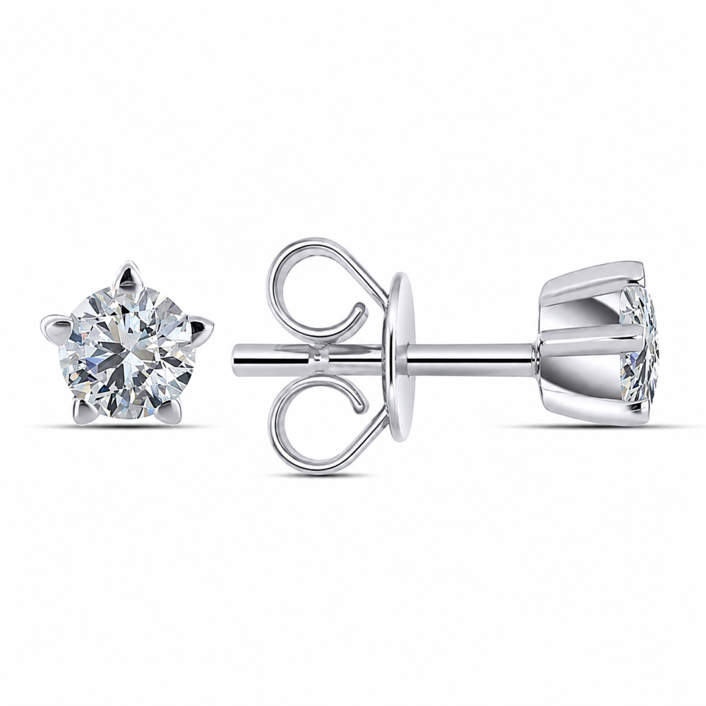 Cercei din argint cu Cubic Zirconia Incolor