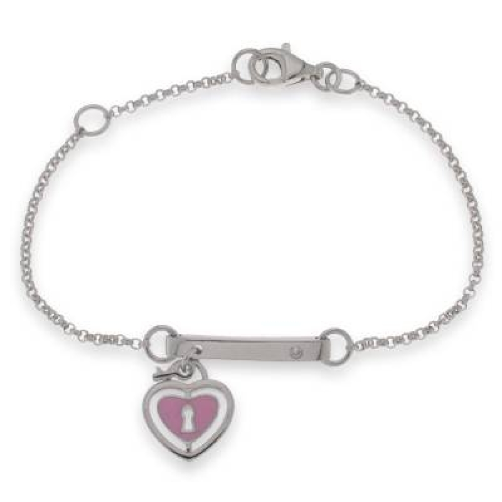 Brățară din argint  cu pietre Cubic Zirconia Incolor, Finift