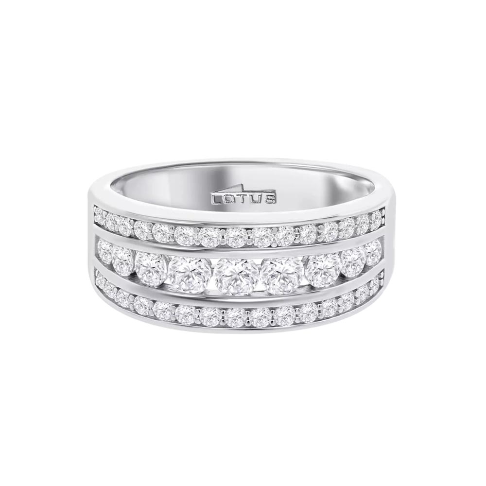 Inel din argint  cu pietre Cubic Zirconia Incolor