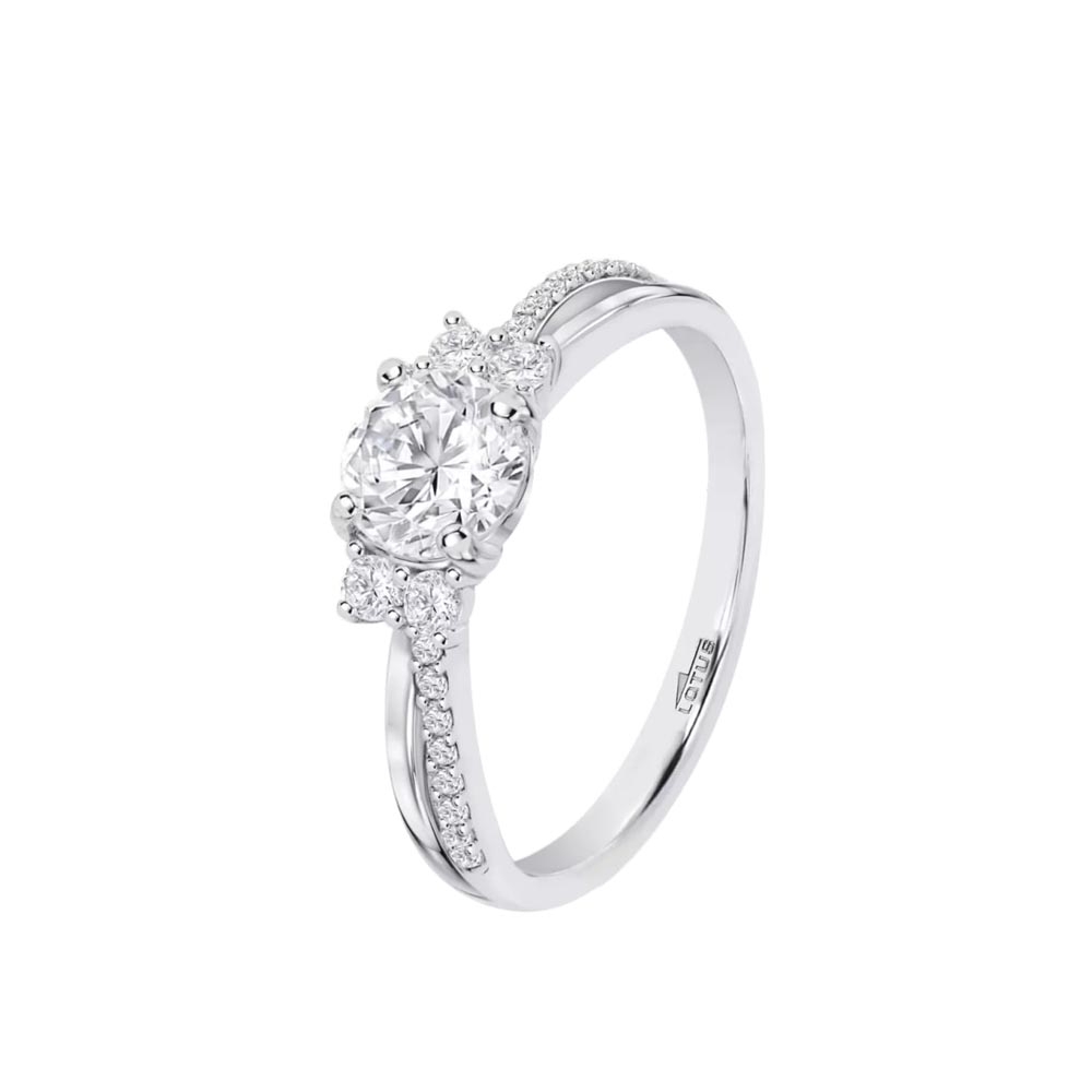 Inel din argint  cu pietre Cubic Zirconia Incolor