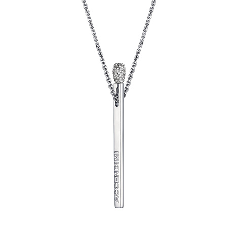 Colier din aur alb cu pietre Diamant