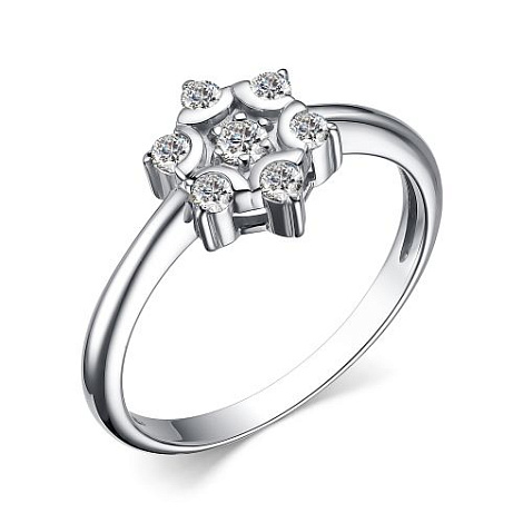 Inel din argint  cu pietre Cubic Zirconia Incolor